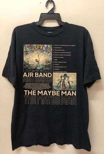 Discover A.J.R Bootleg The maybe man tshirt, sweatshirt, Members  band music  A.J.R Shirt, band rock T-Shirt,  Gift for men women comfort color