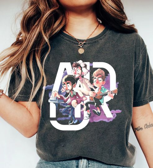 Discover A.J.R Chibi T-Shirt, The Click tshirt, Members Chibi Shirt, band music  A.J.R Shirt, band rock T-Shirt,  Gift for men women comfort color
