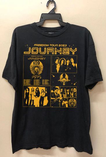 Discover Free-dom With Toto 2024,Jour-ney Tour 2024 Shirt,  Concert Shirt, Jour-ney Fan Shirt, Journey Shirt Gift for men women comfort color