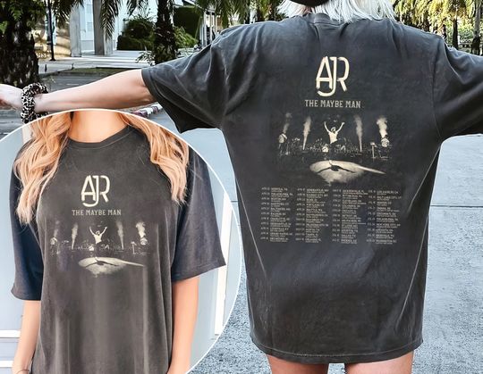 Discover Concert A.J.R 2side, A.J.R track list 2024,Members Chibi Shirt, band music A.J.R Shirt, band rock T-Shirt,  Gift for men women comfort color