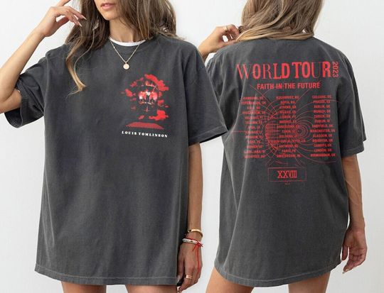 Comfort Color Faith In The Future world tour 2023,Faith In The Future shirt,  North America shirt Gift for men women unisex tshirt