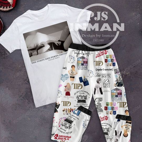 Discover The Tortured Poets Pajamas Set, Holiday Pajamas Gifts, taylor version Family Pajamas Set For Adult And Kids, Tayl0r Family Pajamas Set