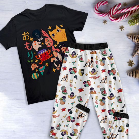 Kuromi Pajamas Set, Personalized Family Pajamas, Family Christmas Pajamas Set.