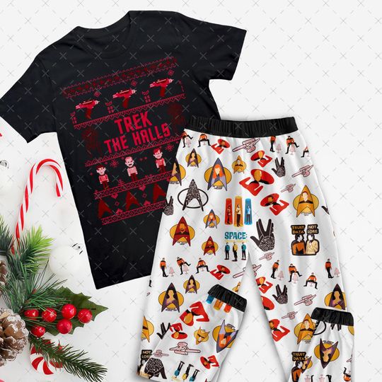 Discover startrek2020 Pajamas Set, Personalized Family Pajamas, Family Christmas Pajamas Set.