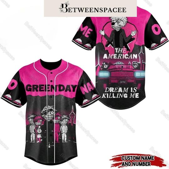 Green Day Baseball Jersey, Green Day Tour 2024 Jersey Shirt, Green Day The Saviors Concert Jersey, Rock Band Football Jersey