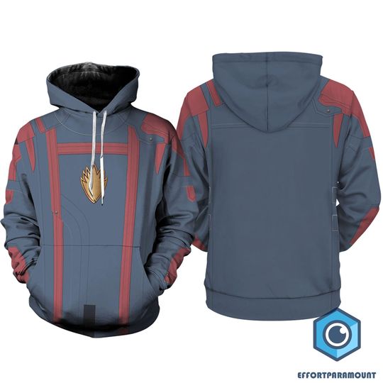 Star Lord Guardian Of The Galaxy Full Over Print 3D Hoodie, Guardian Of The Galaxy Costume Shirt, Peter Quill Shirt, Avengers Hoodie