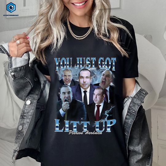 Discover You Just Got Litt Up Vintage Shirt, Vintage Louis Litt Suits Movie Shirt, Vintage Suits Shirt, Pearson Hardman Shirt, Louis Litt Shirt