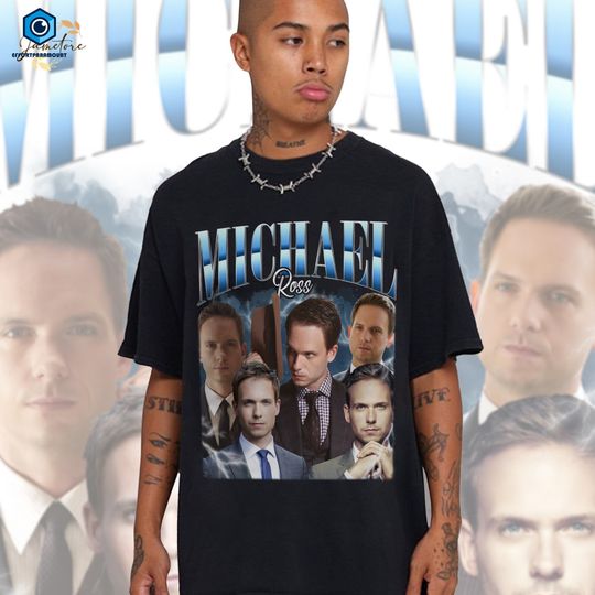Discover Michael Ross Vintage 90s Shirt, Suits Movie Merch, Michael Ross Suits Movie, Gift for Men and Women