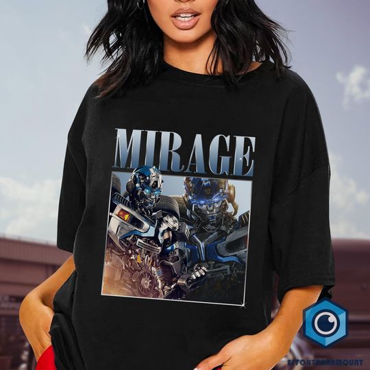 Discover Vintage Homage Mirage Transformers Shirt, Mirage Shirt, Vintage Mirage Shirt, Autobots Shirt, Transformers Rise of the Beasts