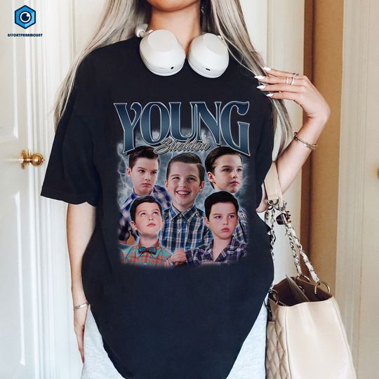 Discover Young Sheldon Vintage T-Shirt, Young Sheldon Shirt, Gift For Women and Man Unisex T-Shirt