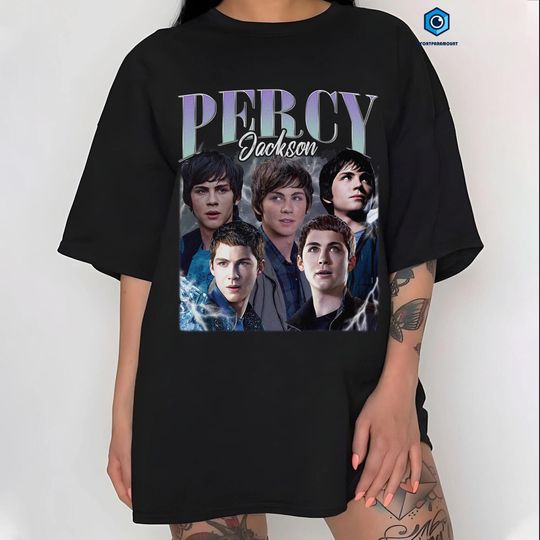 Percy Jackson Retro Vintage 90s Shirt, Bootleg Walker Scobell, Greek God Mythology Shirt, Camp Half Blood Chronicles Shirt, Rick Riordan