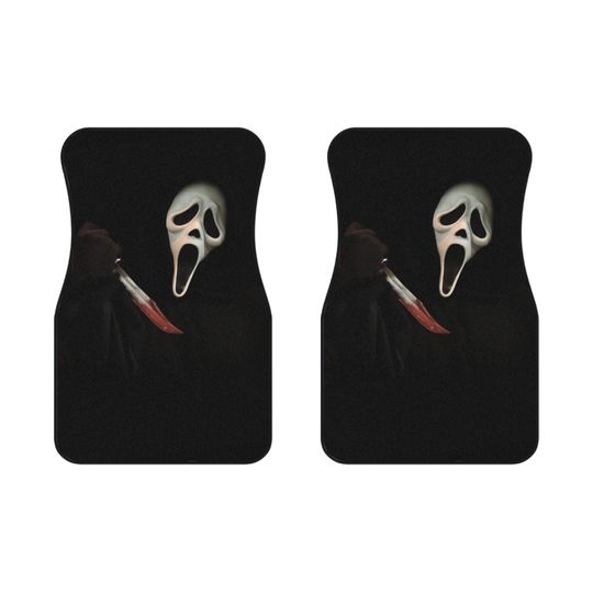 Ghost Car Floor Mats | Horror Car Mats | Halloween Car Mats | Car Decoration