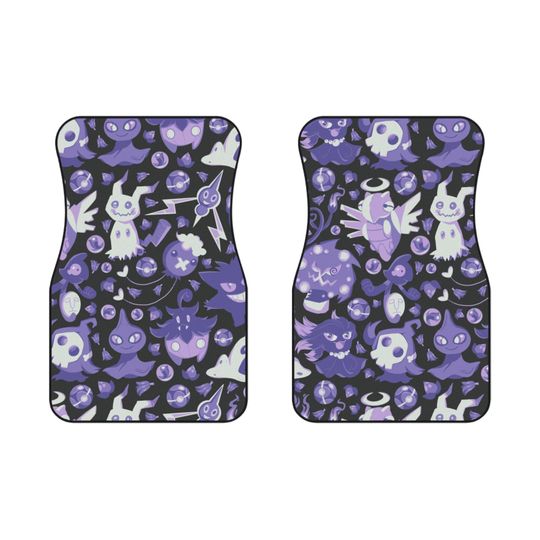 PKM Car Floor Mats, Dark PKM Car floor Mats, PKM pattern floor mats. Car Accessories Truck Dcor New Car Gifts