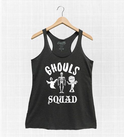 Discover SALE - Women's Halloween Tank Top, Ghouls Squad Tank Top, Halloween Costume