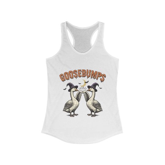 Discover Goosebumps funny Halloween tank top for women