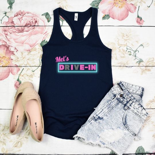 Mel's Die-In Tank Top - Halloween HN Tank, HHN Sleeveless, Haunted House Shirt