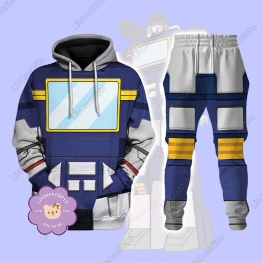 Halloween Transformers Soundwave Costume Hoodie/Joggers, Transformers Costume Cosplay Shirt, Transformers Sweatshirt And Pants