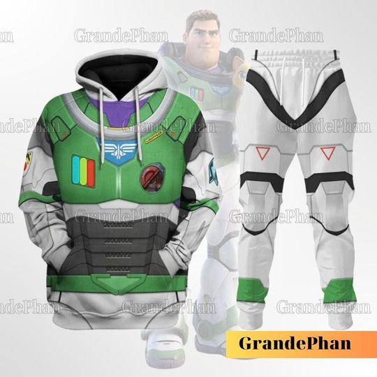 Halloween Buzz Lightyear Costume Cosplay 3D Hoodie Jogger, Disney Toy Story Costume, Disney Costume Adult, Halloween Trip  Shirt