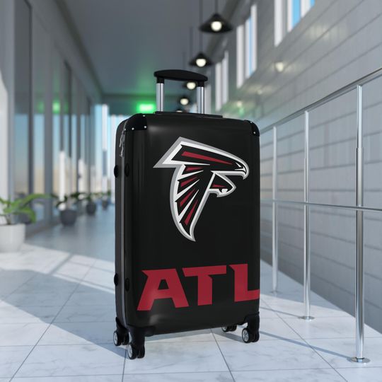 Atlanta Falcons Suitcase | football Luggage | Falcons Travel Bag | Sports Carry-On | Durable Falcons Suitcase | Falcons Gift for Him or Her