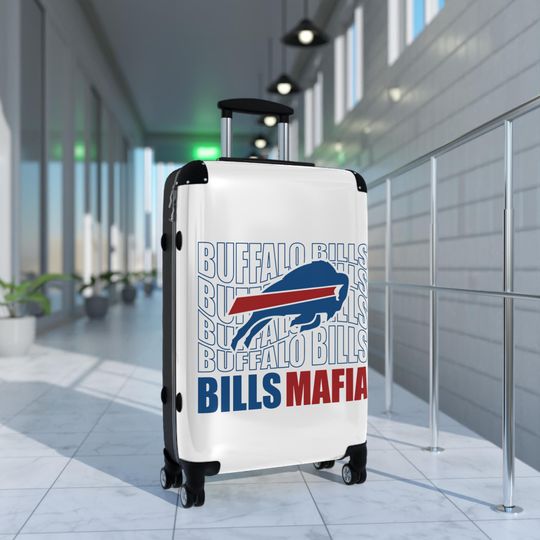 Buffalo Bills Mafia Suitcase | football Luggage | Bills Travel Bag | Durable & Stylish | Perfect for Bills Fans | Gift For Him