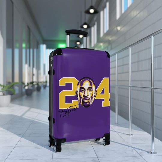 Kobe Bryant Suitcase | Basketball Legend Luggage | Kobe Bryant Travel Bag | Sports Fan Suitcase | Kobe Bryant Merchandise |  Carry-On