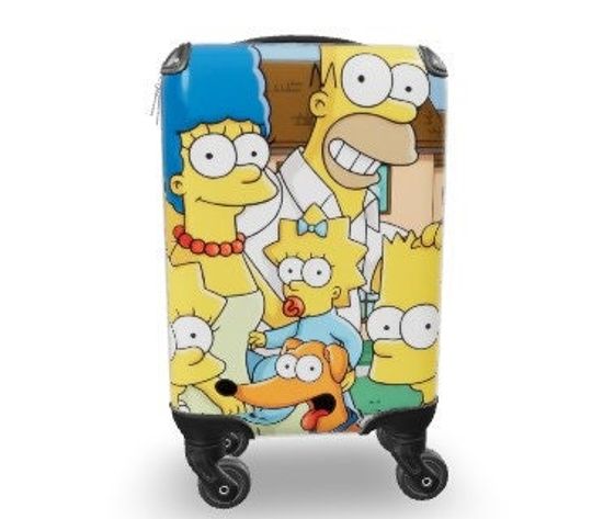 Simpsons Luggage Suitcase Travelling Gifts