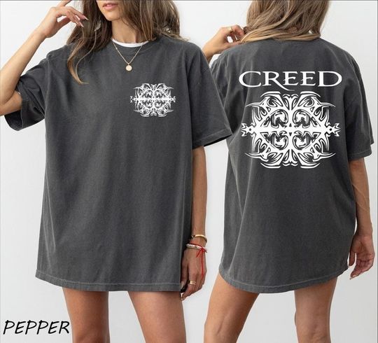 Discover 2024 Creed Tour Shirt, Creeds Summer of 99 Tour Tee, Creed Concert Group Shirt, Gift for 90's Music Lover Sweater