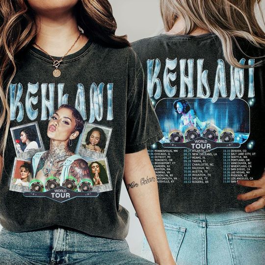 Discover Kehlani Retro 90s 2 Sides Shirt, Vintage Crash World Tour Gift Shirt