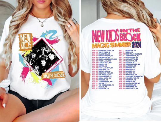 Discover Comfort Colors Neon NK on The Block Shirt, NKOT Block Shirt, Retro Band Tee, Old School Boy Band, Pop Band Shirt,Summer Carnival 2024 Tee