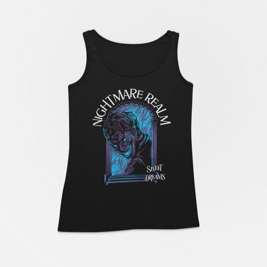 Discover Horror tank top, goth tank top, gothic tank top, nightmare tank top