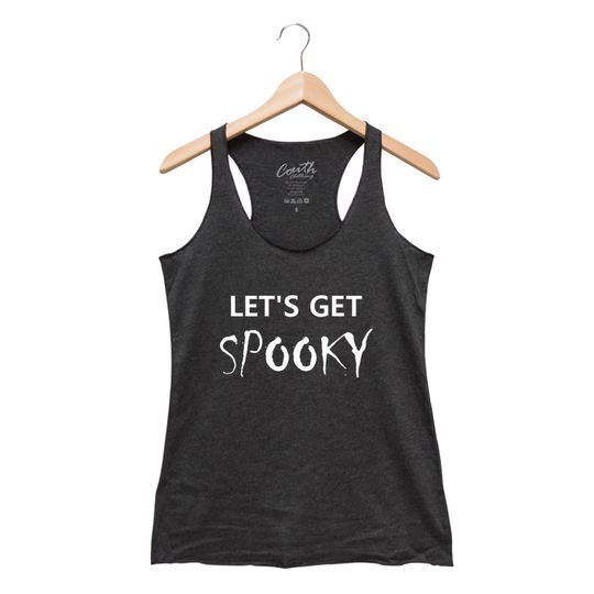 Halloween Shirt - Halloween Tank Top - Gothic Women Tank Top - Triblend Racerback Tank Top