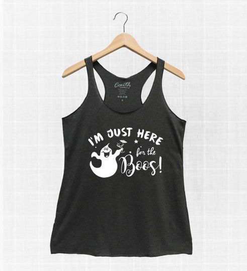 Discover Halloween Tank Top, I'm Here Just For The Boos Tank Top, Women's Tank Top