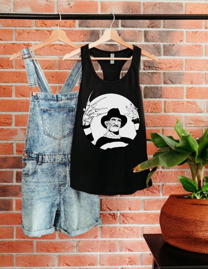 Discover Women's Ideal Racerback Tank, Horror Tank Top, Goth Tank Top, Summerween