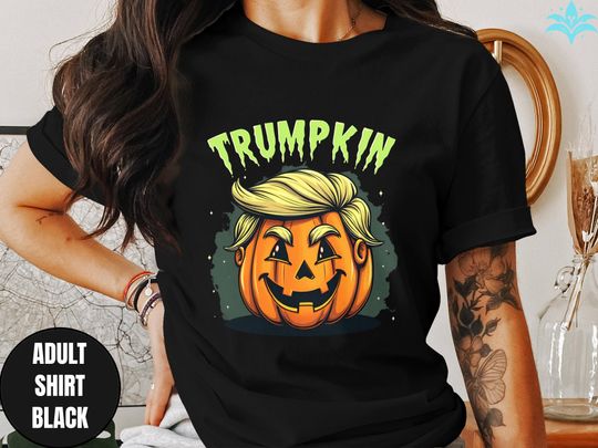 Discover Happy Trumpkin Halloween, Democrat or Republican Show Support, Kamala Harris 2024