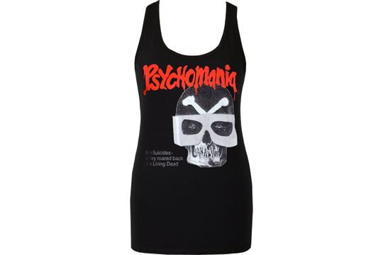 Discover Psychomania Women's Horror Tank Top Death Wheelers 70's Biker Halloween B-Movie