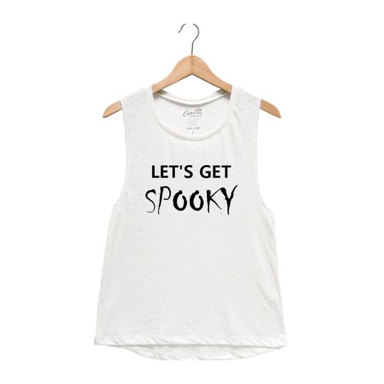 Discover Halloween Tank Top Screenprint Muscle Tee Halloween Gift Graphic Tank Top
