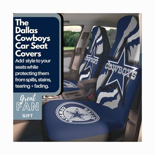 Discover Cowboys Car Seat Cover | Football Lover Gift | Sport Merch