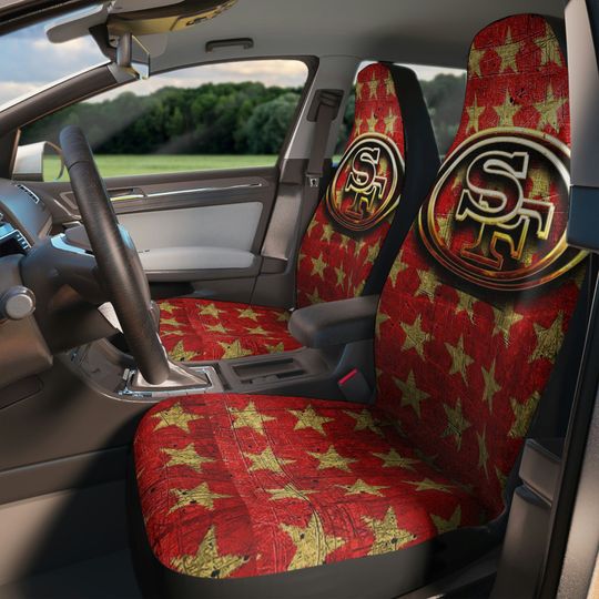 Discover San Francisco Car Seat Cover | Football Lover Gift | Sport Merch