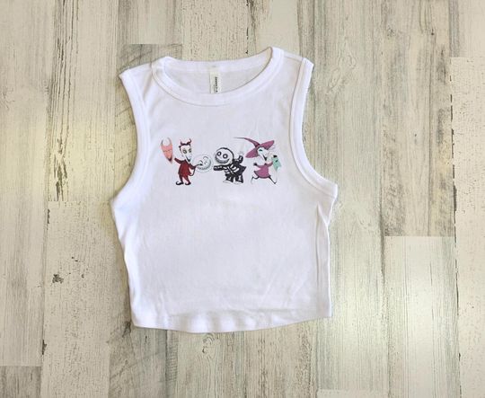 Discover Lock Shock Barrell Crop, Boogie Boy Nightmare Crop Tank, Devil Skellington