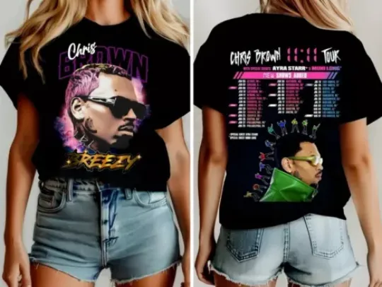 Discover Chris Brown Shirt, Chris Brown 11 11 Tour 2024 Shirt, Chris Brown Concert Shirt,