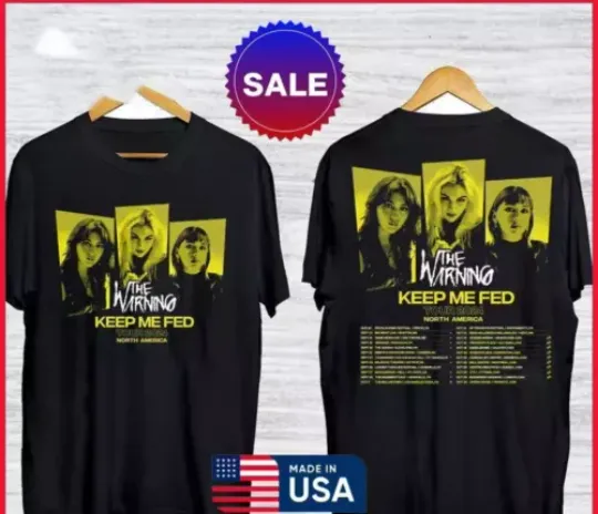 Discover The Warning Band Tour 2024 T-Shirt Unisex