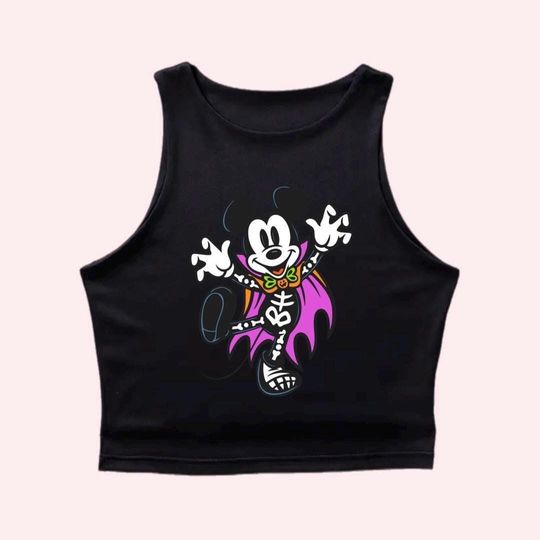 Discover Halloween crop tank, mickey shirt, halloween shirt, Disney outfit, disney shirt