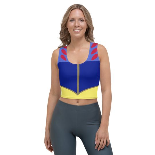 Discover Snow White Inspired Princess Running Costume Crop Top
