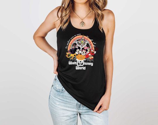 Discover Halloween Tank Top, Disney World Shirt, Happiest Place Tee, Disney Halloween