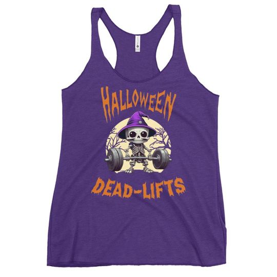 Discover Halloween Tank Top, Dead-Lift Tank Top, Women's Racerback Tank