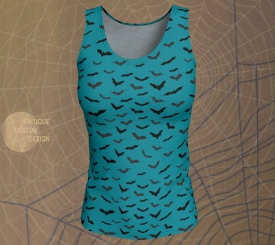 Discover BAT Tank Top HALLOWEEN Shirt Womens Tank Top for Halloween Tank Top