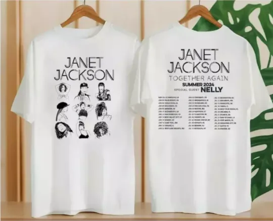 Janet Jackson Merch, Graphic Janet Jackson Tour 2024 Shirt, Janet Jackson Togeth