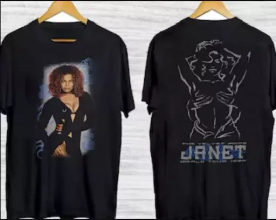 Discover 1998 Vintage Janet Jackson The Velvet Rope World Tour T-Shirt