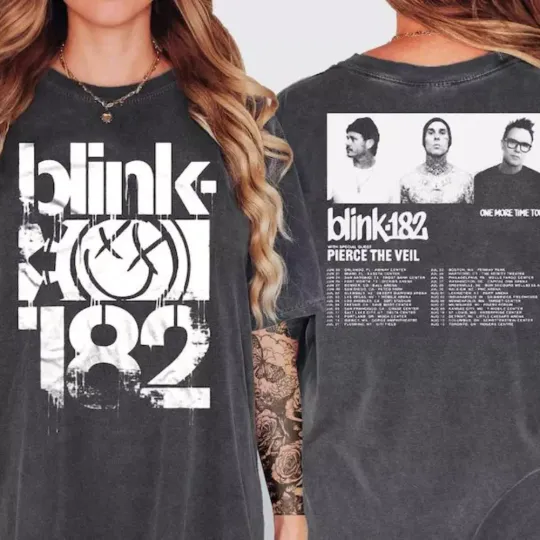 B182 One More Time 2024 Tour Shirt B182 2024 Unisex All Sizes