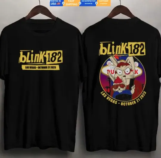 B182 Las Vegas October 21,2023 T-Shirt, Tour 2023 concert Gift fans